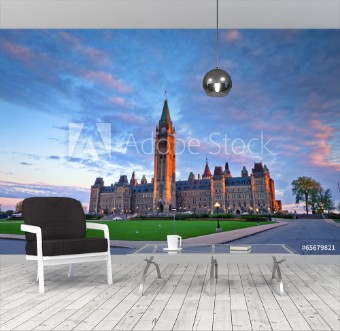 Picture of View of Canada Parliament Building at Ottawa